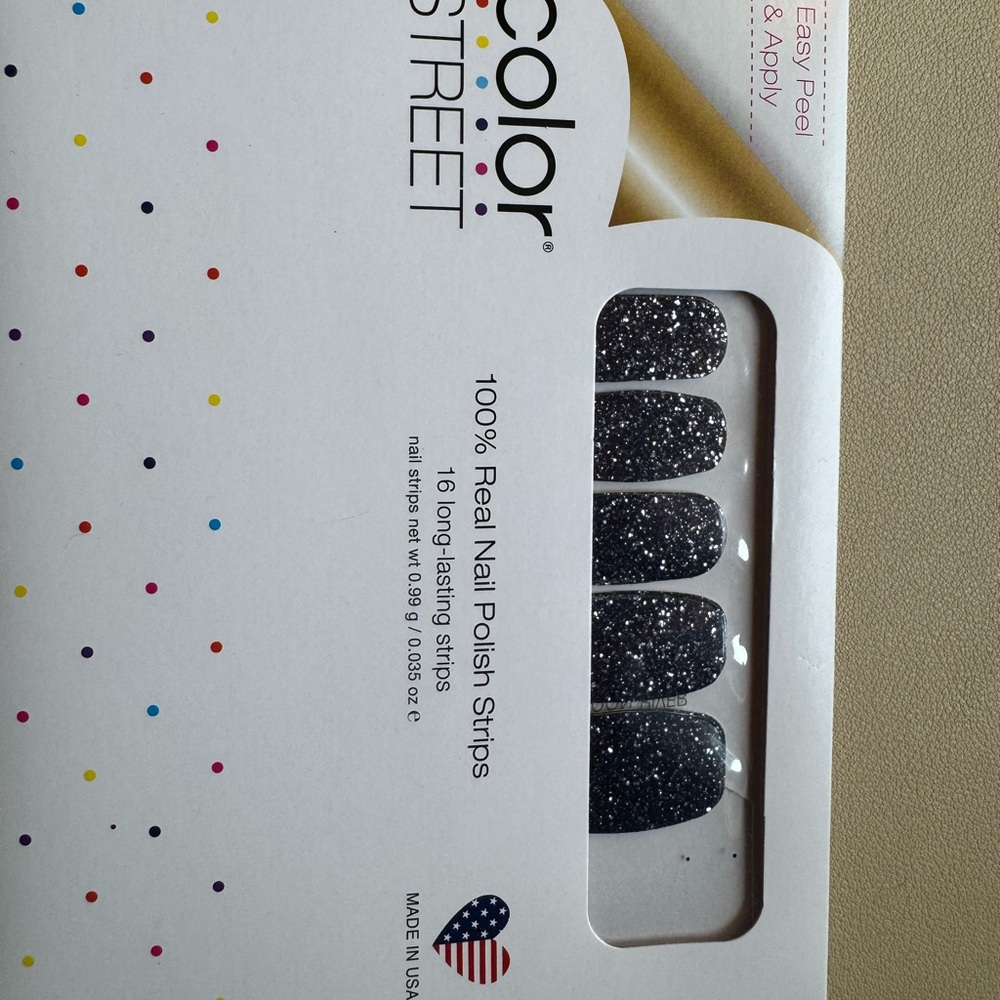 *Retired* Color Street Glitter Nail Polish Strips-Moon River